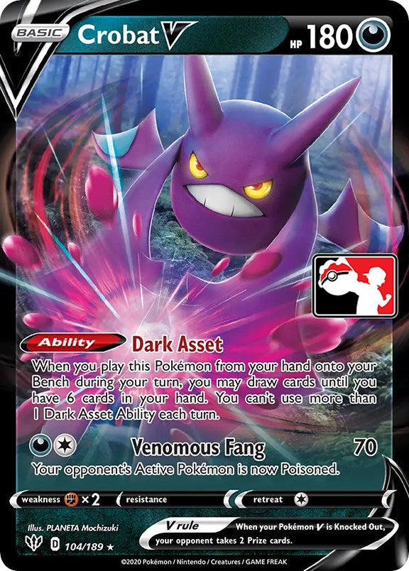 Crobat V (104/189) [Prize Pack Series One] Pokémon