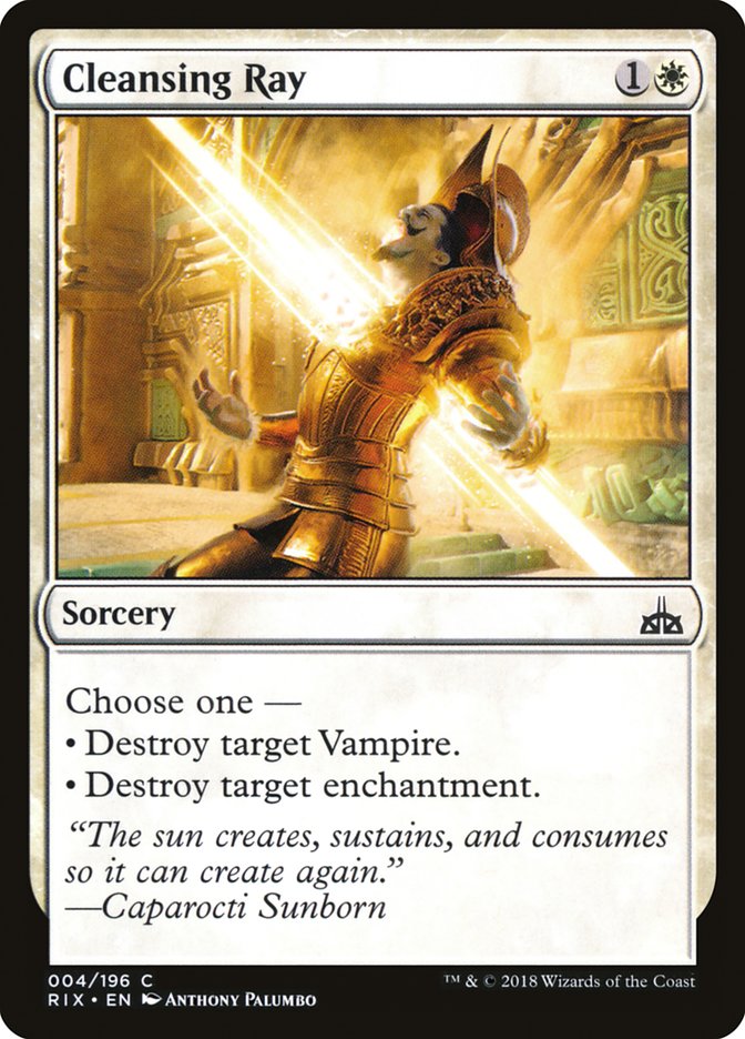 Cleansing Ray [Rivals of Ixalan] Magic: The Gathering