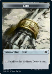 Clue (15) // Golem Double-Sided Token [Modern Horizons 2 Tokens] Magic: The Gathering