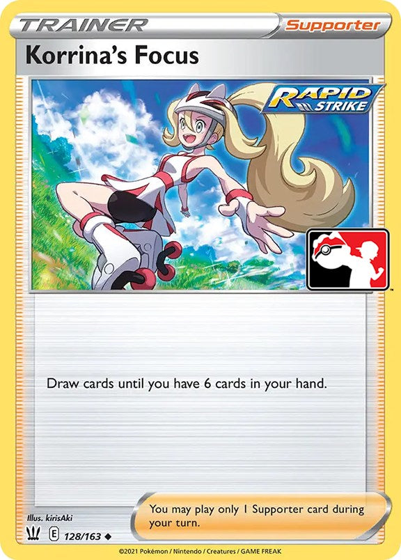 Korrina's Focus (128/163) [Prize Pack Series One] Pokémon