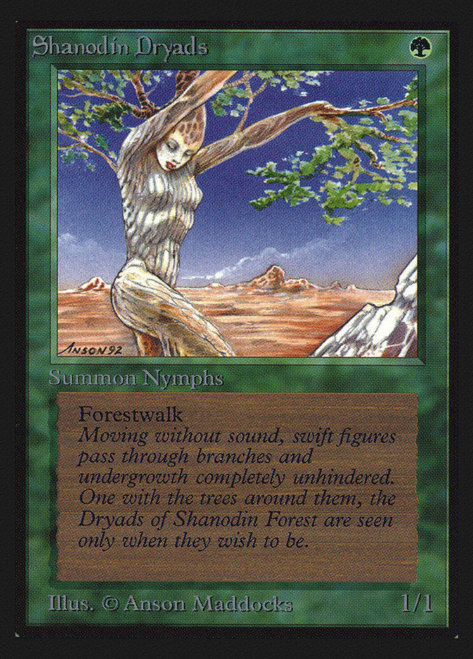 Shanodin Dryads [International Collectors' Edition] Magic: The Gathering