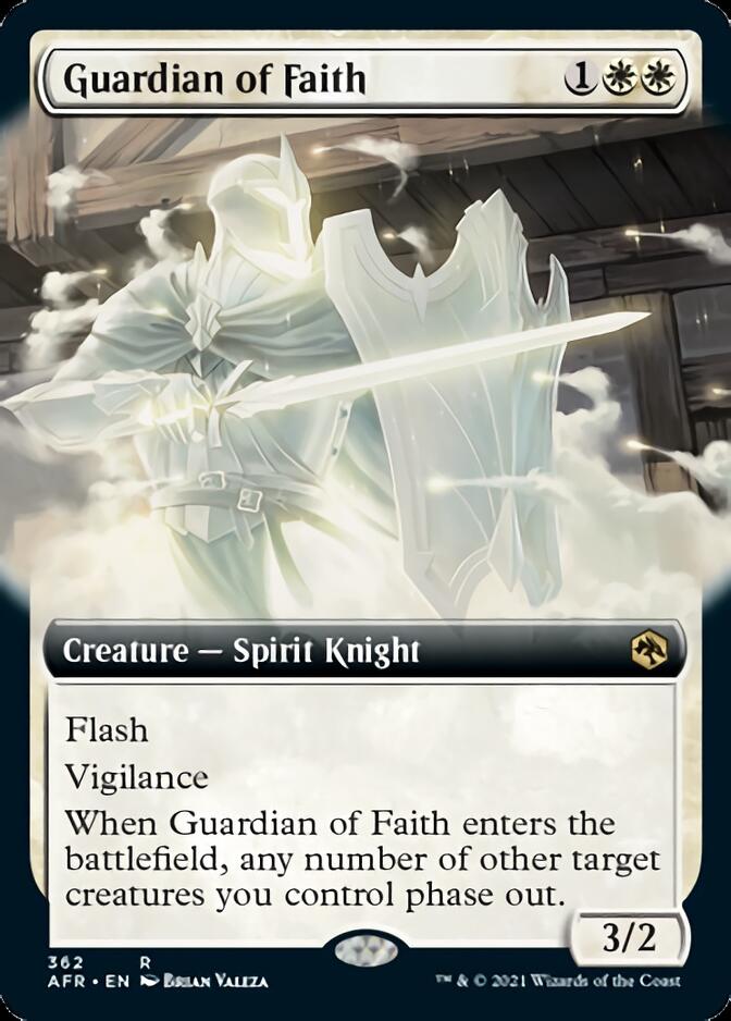 Guardian of Faith (Extended Art) [Dungeons & Dragons: Adventures in the Forgotten Realms] Magic: The Gathering