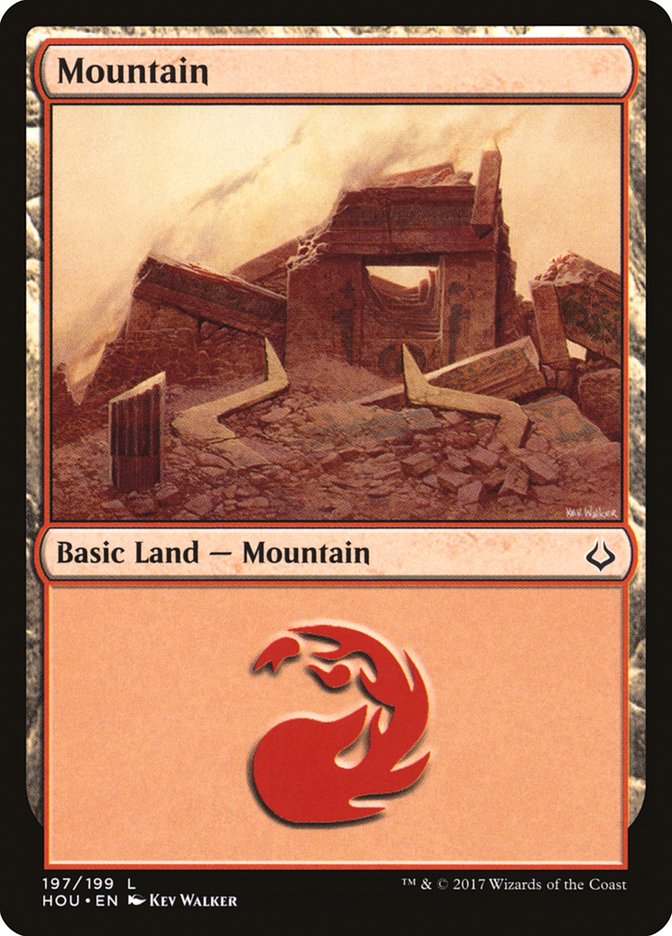 Mountain (197) [Hour of Devastation] Magic: The Gathering