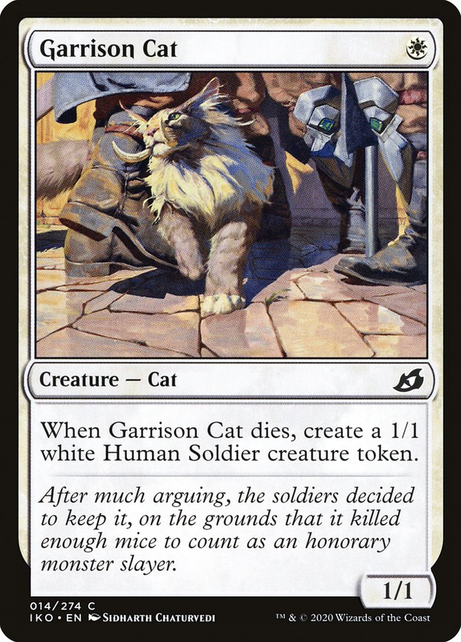 Garrison Cat [Ikoria: Lair of Behemoths] Magic: The Gathering