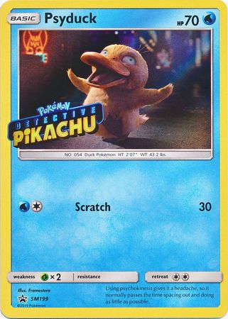 Psyduck Detective (SM199) (Pikachu Stamped) [Sun & Moon: Black Star Promos] Pokémon