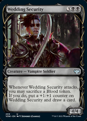 Wedding Security (Showcase Fang Frame) [Innistrad: Crimson Vow] Magic: The Gathering