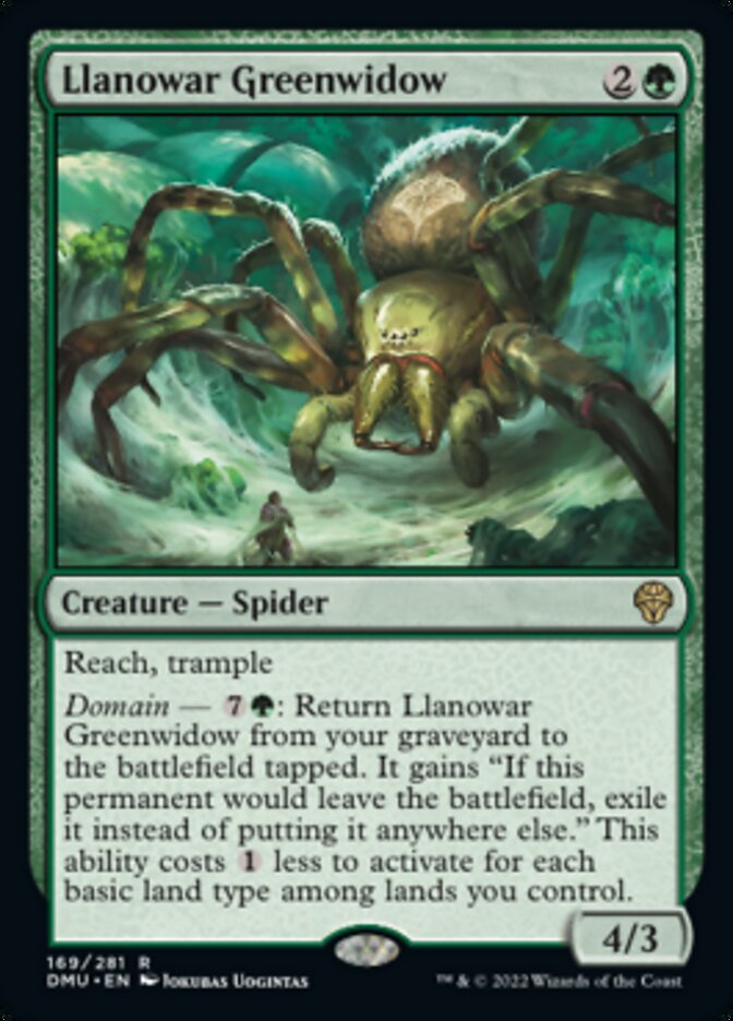 Llanowar Greenwidow [Dominaria United] Magic: The Gathering