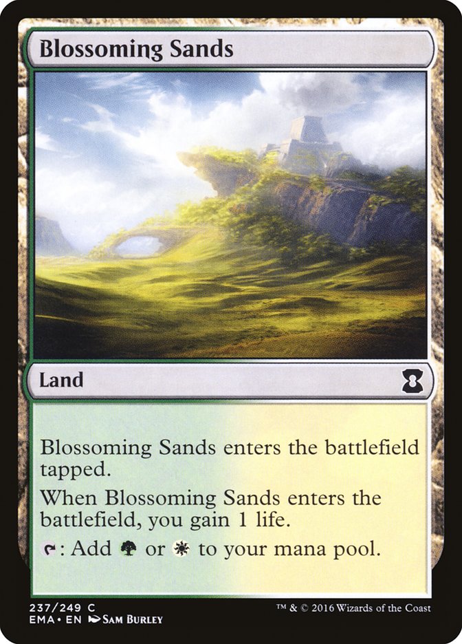 Blossoming Sands [Eternal Masters] Magic: The Gathering