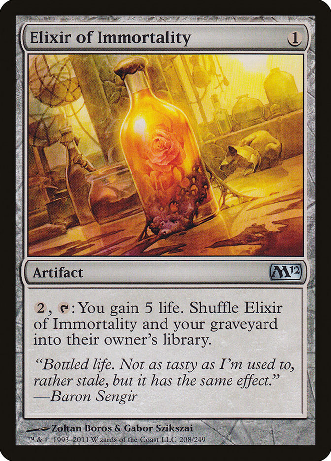 Elixir of Immortality [Magic 2012] Magic: The Gathering