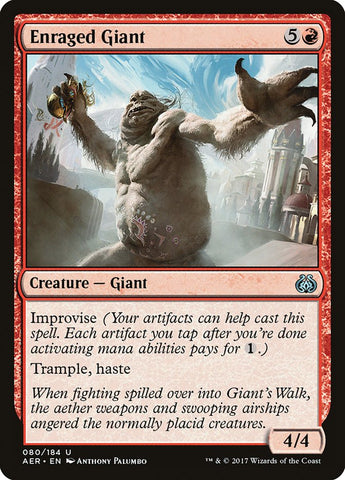 Enraged Giant [Aether Revolt] Magic: The Gathering