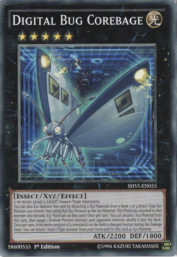 Digital Bug Corebage [SHVI-EN055] Common Yu-Gi-Oh!