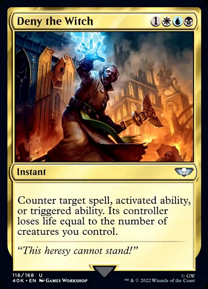 Deny the Witch [Warhammer 40,000] Magic: The Gathering
