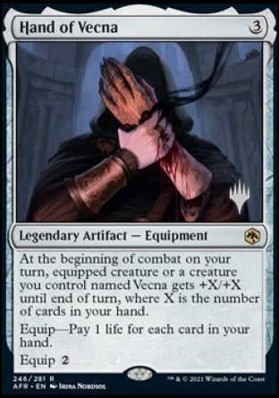 Hand of Vecna (Promo Pack) [Dungeons & Dragons: Adventures in the Forgotten Realms Promos] Magic: The Gathering