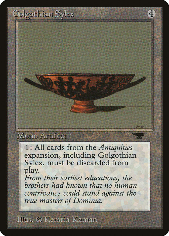 Golgothian Sylex [Antiquities] Magic: The Gathering