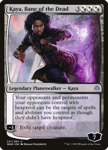 Kaya, Bane of the Dead [War of the Spark] Magic: The Gathering
