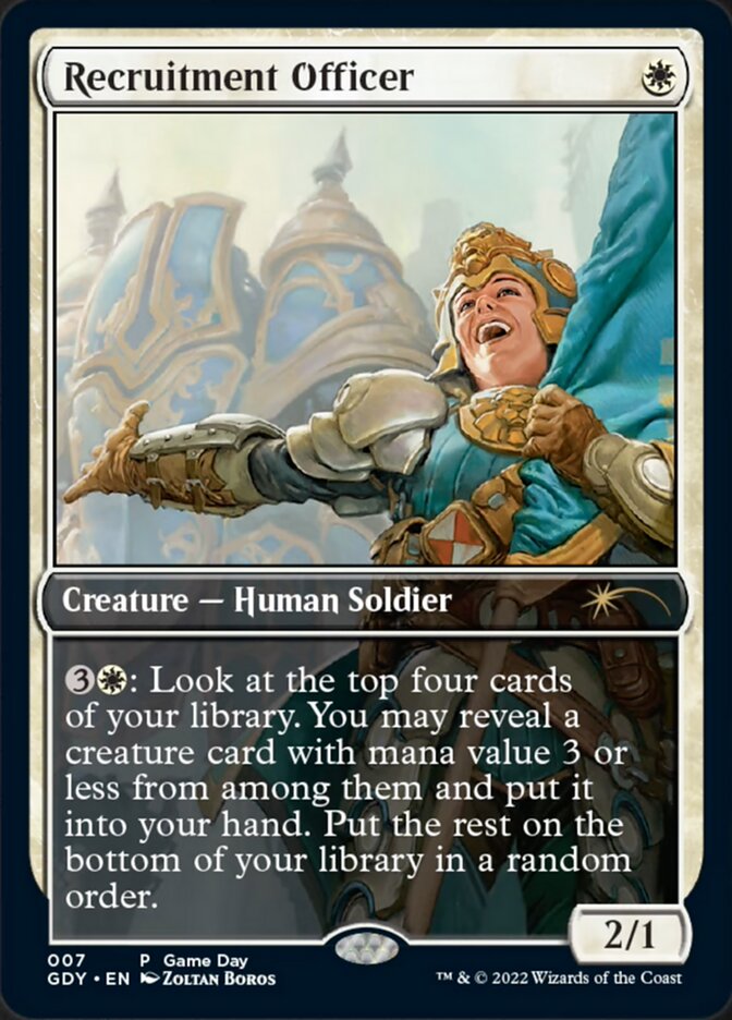 Recruitment Officer [Game Day 2022] Magic: The Gathering