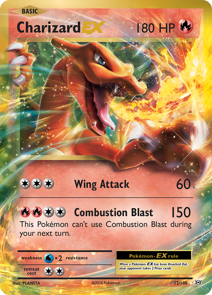 Charizard EX (12/108) [XY: Evolutions] Pokémon