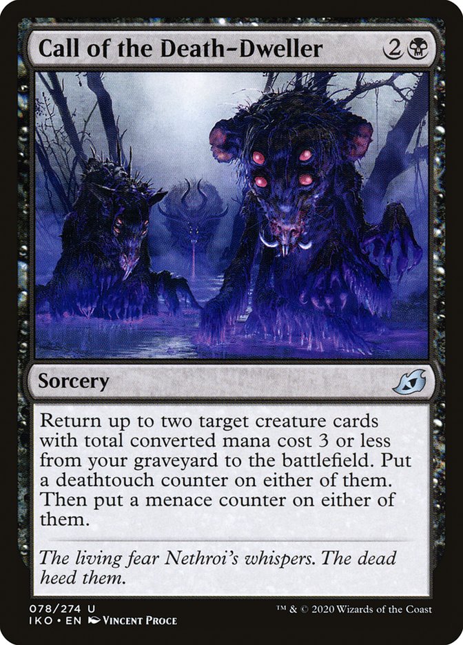 Call of the Death-Dweller [Ikoria: Lair of Behemoths] Magic: The Gathering