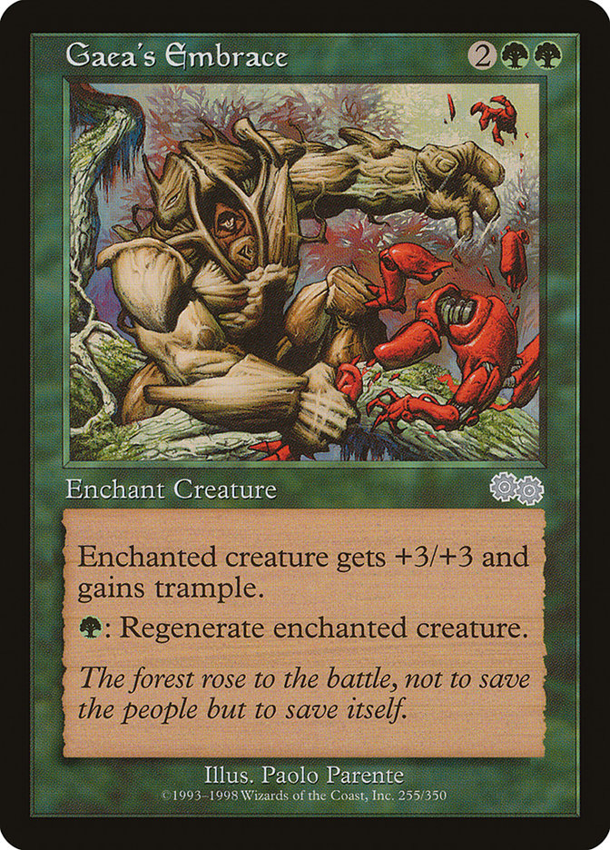 Gaea's Embrace [Urza's Saga] Magic: The Gathering