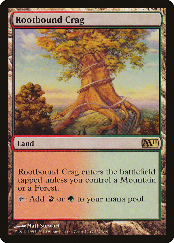Rootbound Crag [Magic 2011] Magic: The Gathering