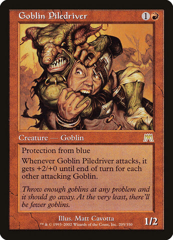 Goblin Piledriver [Onslaught] Magic: The Gathering