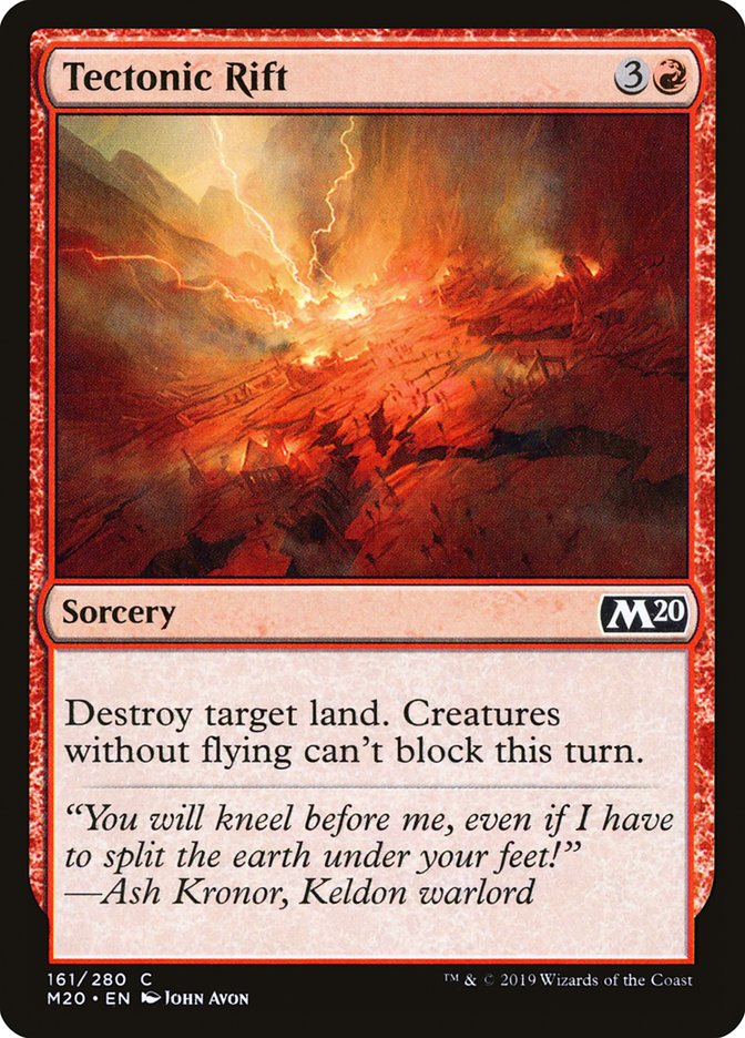 Tectonic Rift [Core Set 2020] Magic: The Gathering