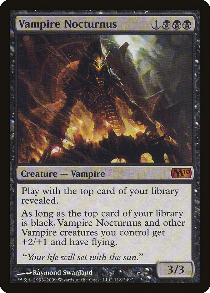 Vampire Nocturnus [Magic 2010] Magic: The Gathering