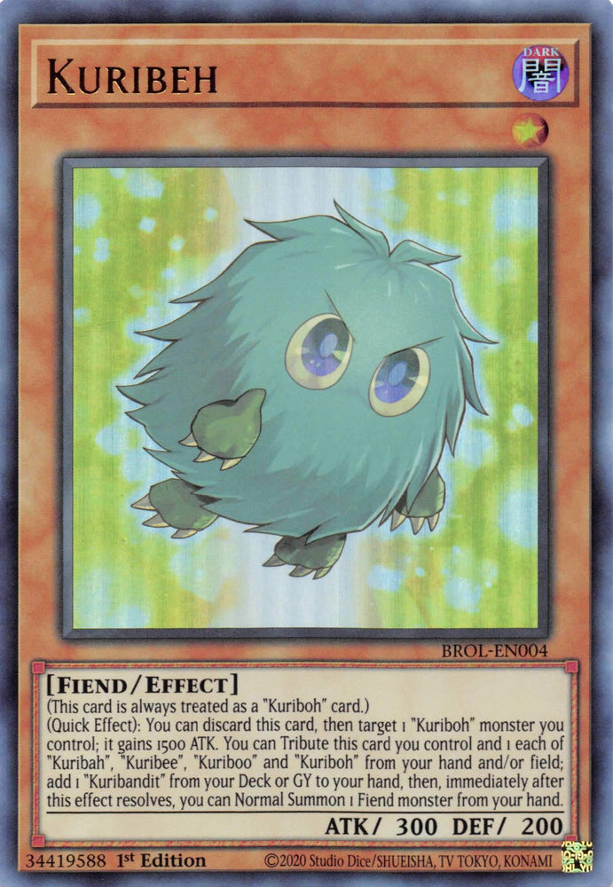 Kuribeh [BROL-EN004] Ultra Rare Yu-Gi-Oh!