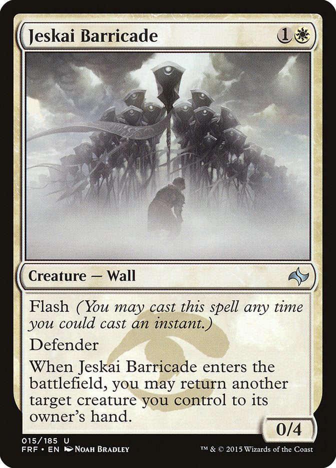 Jeskai Barricade [Fate Reforged] Magic: The Gathering