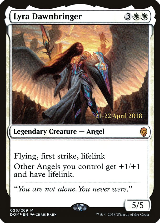 Lyra Dawnbringer [Dominaria Prerelease Promos] Magic: The Gathering