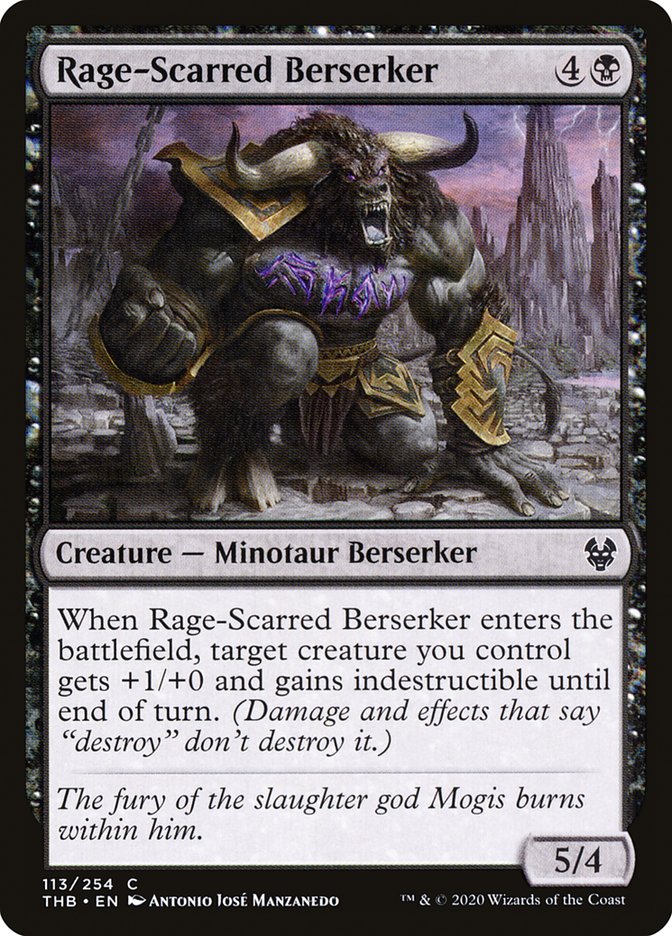 Rage-Scarred Berserker [Theros Beyond Death] Magic: The Gathering