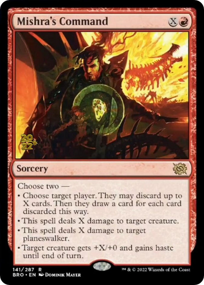 Mishra's Command [The Brothers' War Prerelease Promos] Magic: The Gathering