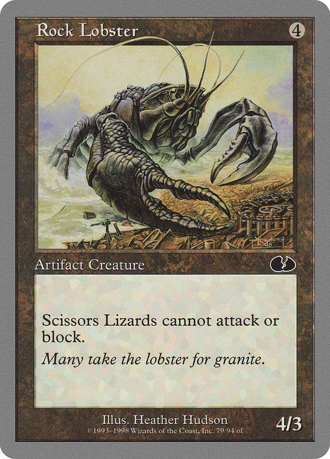 Rock Lobster [Unglued] Magic: The Gathering