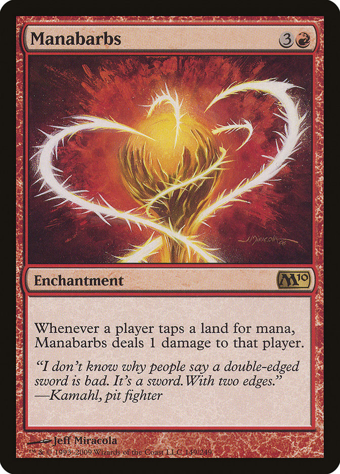 Manabarbs [Magic 2010] Magic: The Gathering