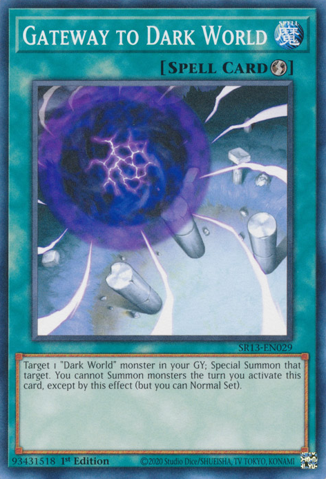 Gateway to Dark World [SR13-EN029] Common Yu-Gi-Oh!