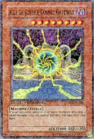 Ally of Justice Cosmic Gateway [DT02-EN028] Super Rare Yu-Gi-Oh!