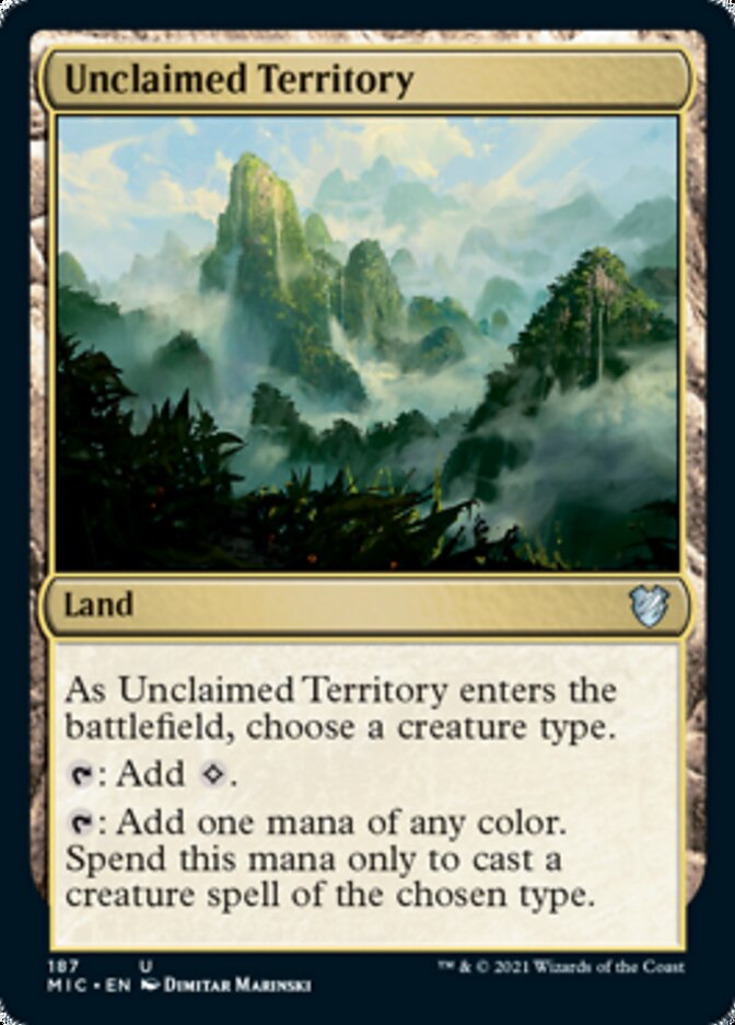 Unclaimed Territory [Innistrad: Midnight Hunt Commander] Magic: The Gathering