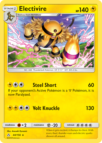 Electivire (44/156) [Sun & Moon: Ultra Prism] Pokémon