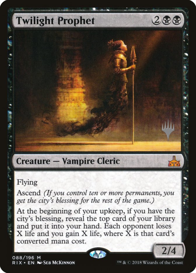 Twilight Prophet (Promo Pack) [Rivals of Ixalan Promos] Magic: The Gathering