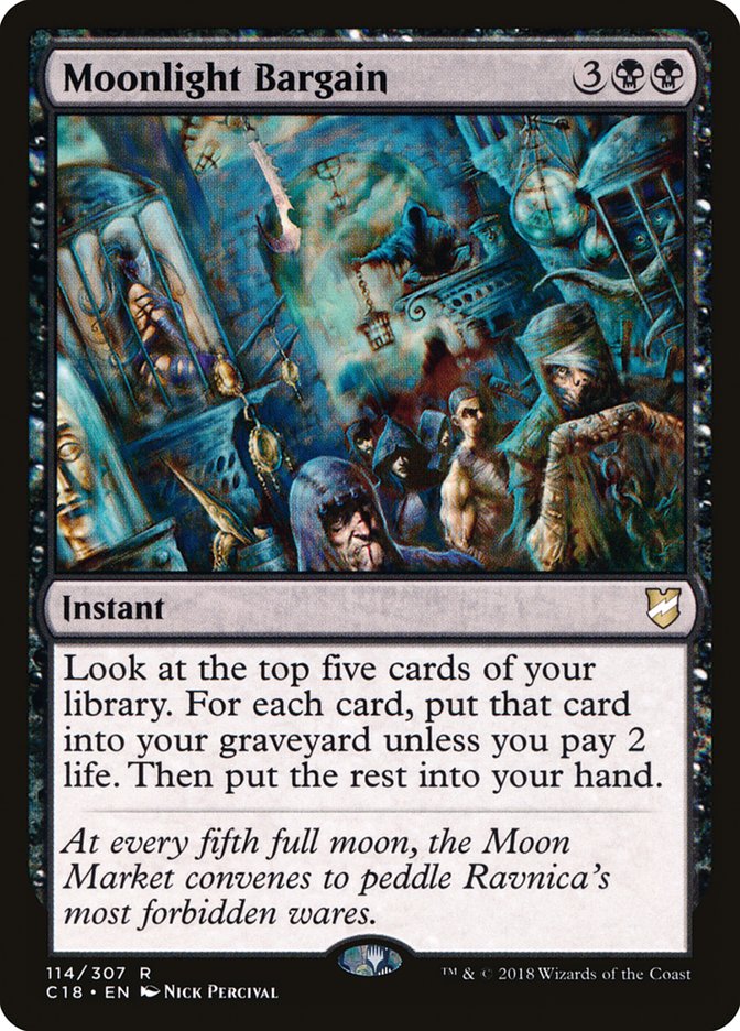 Moonlight Bargain [Commander 2018] Magic: The Gathering