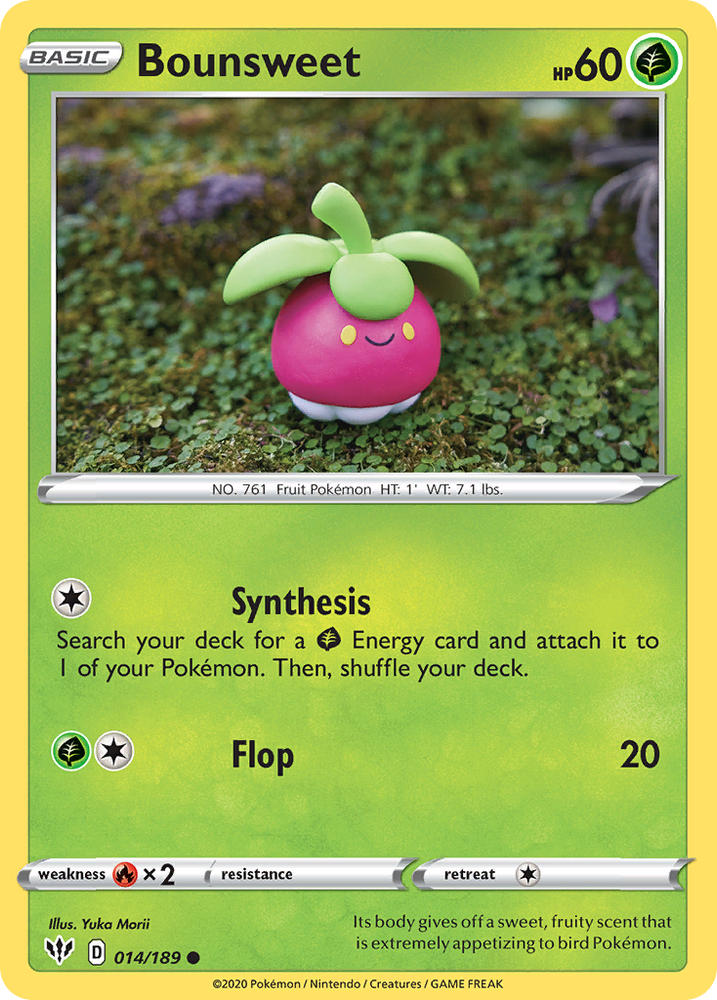 Bounsweet (014/189) [Sword & Shield: Darkness Ablaze] Pokémon