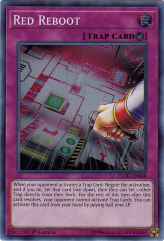 Red Reboot [FLOD-EN068] Super Rare Yu-Gi-Oh!