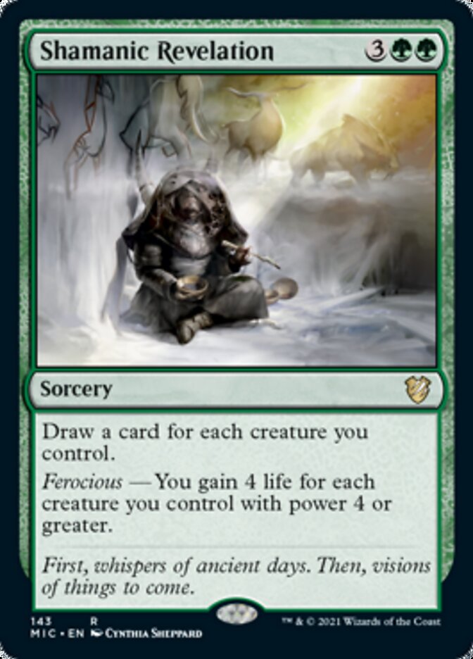 Shamanic Revelation [Innistrad: Midnight Hunt Commander] Magic: The Gathering