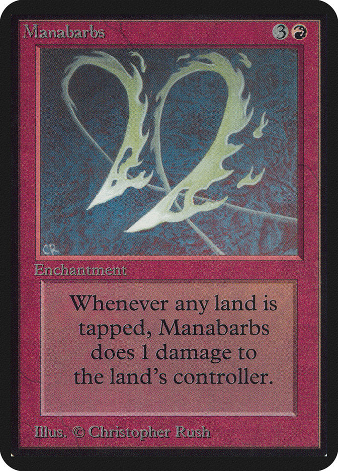 Manabarbs [Alpha Edition] Magic: The Gathering