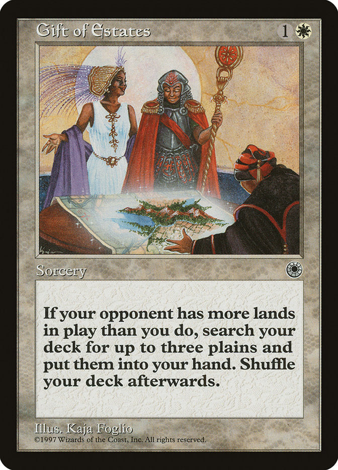 Gift of Estates [Portal] Magic: The Gathering