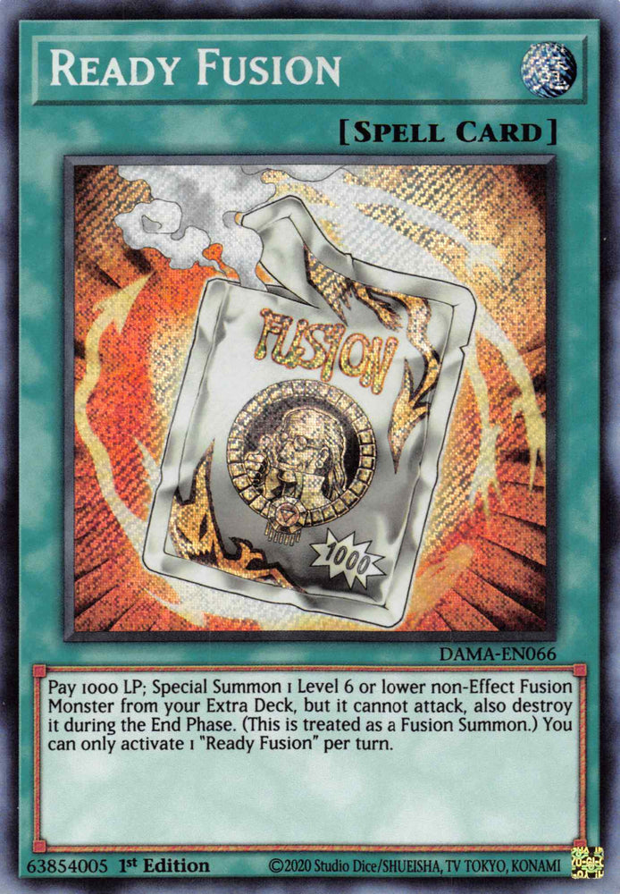 Ready Fusion [DAMA-EN066] Secret Rare Yu-Gi-Oh!