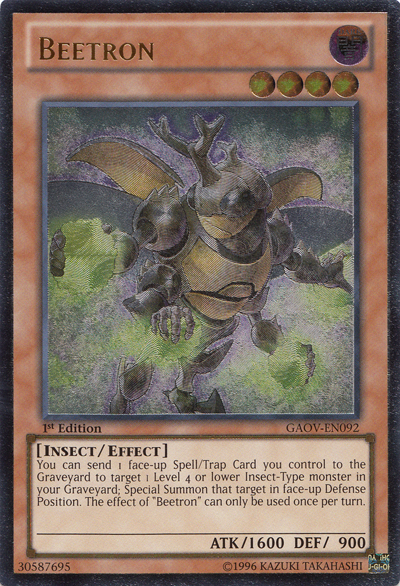 Beetron [GAOV-EN092] Ultimate Rare Yu-Gi-Oh!