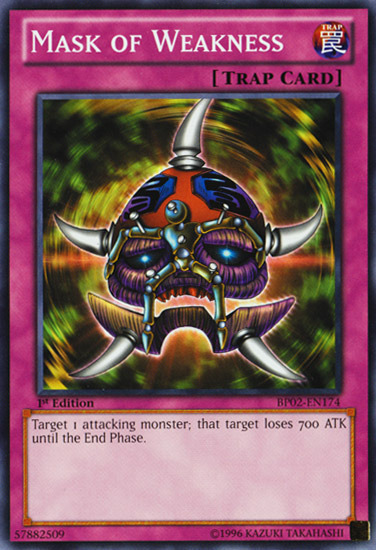 Mask of Weakness [BP02-EN174] Common Yu-Gi-Oh!