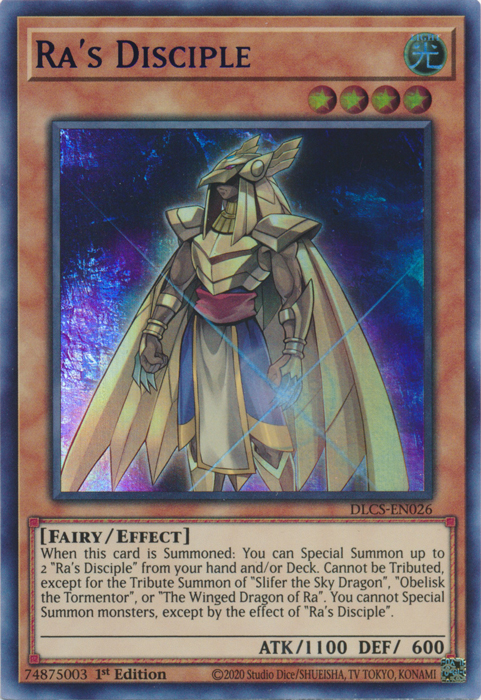 Ra's Disciple (Purple) [DLCS-EN026] Ultra Rare Yu-Gi-Oh!
