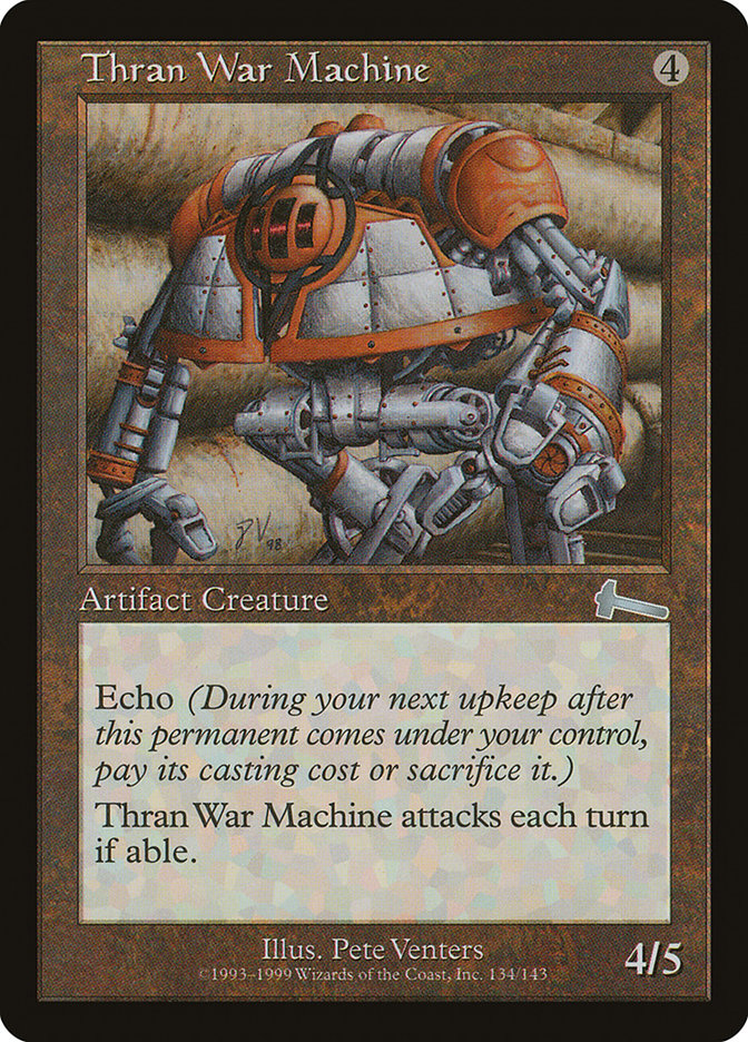 Thran War Machine [Urza's Legacy] Magic: The Gathering